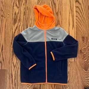 Boys lands end fleece zip up jacket
